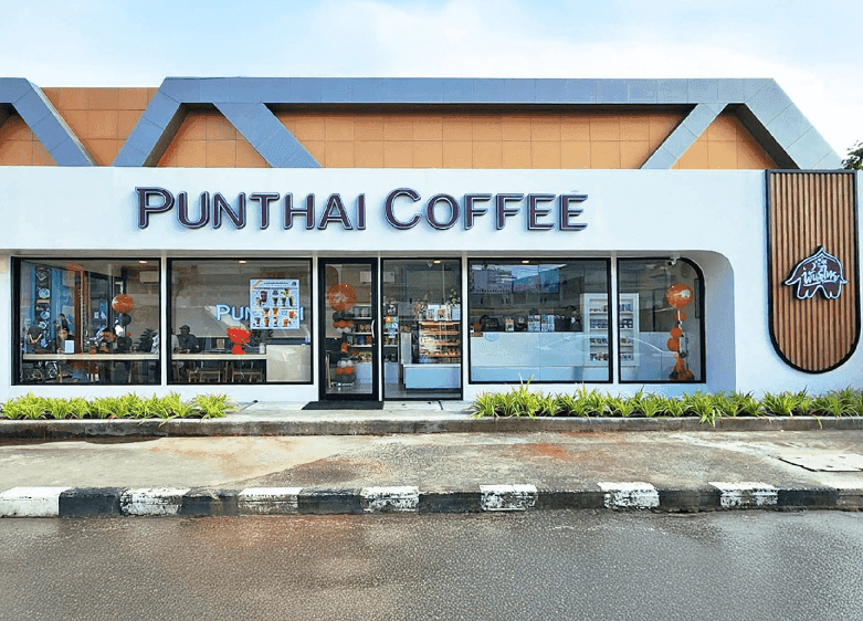 Thai Coffee branch at Grocery Store, Phuket.