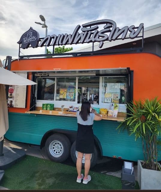 กาแฟพันธุ์ไทย สาขา Food trailerภูผา