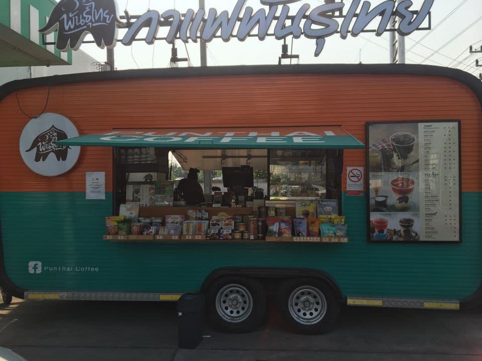 กาแฟพันธุ์ไทย สาขา Food trailerกุญชร