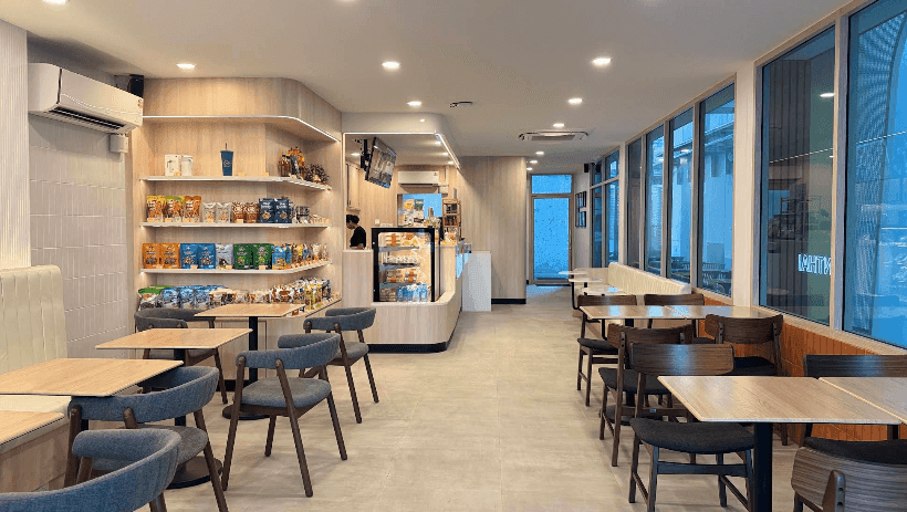 Thai Coffee branch at Phra Nangklao Hospital, Nonthaburi.